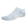 Swiftwick Aspire No Show Socks Blue Gray L 