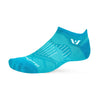 Swiftwick Aspire No Show Socks Aqua Sky L 