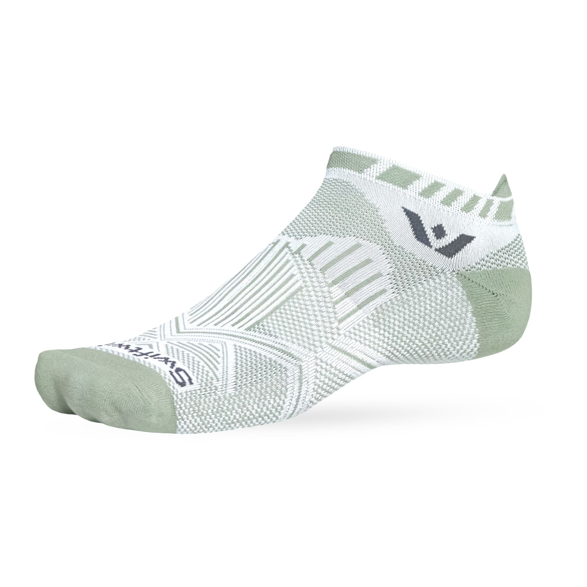 Swiftwick Aspire No Show Socks Sage Green L 