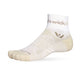 Swiftwick Aspire Quarter Crew Socks Oatmeal Tan L 