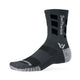 Swiftwick Flite XT Mid-Crew Socks Charcoal Gray L 