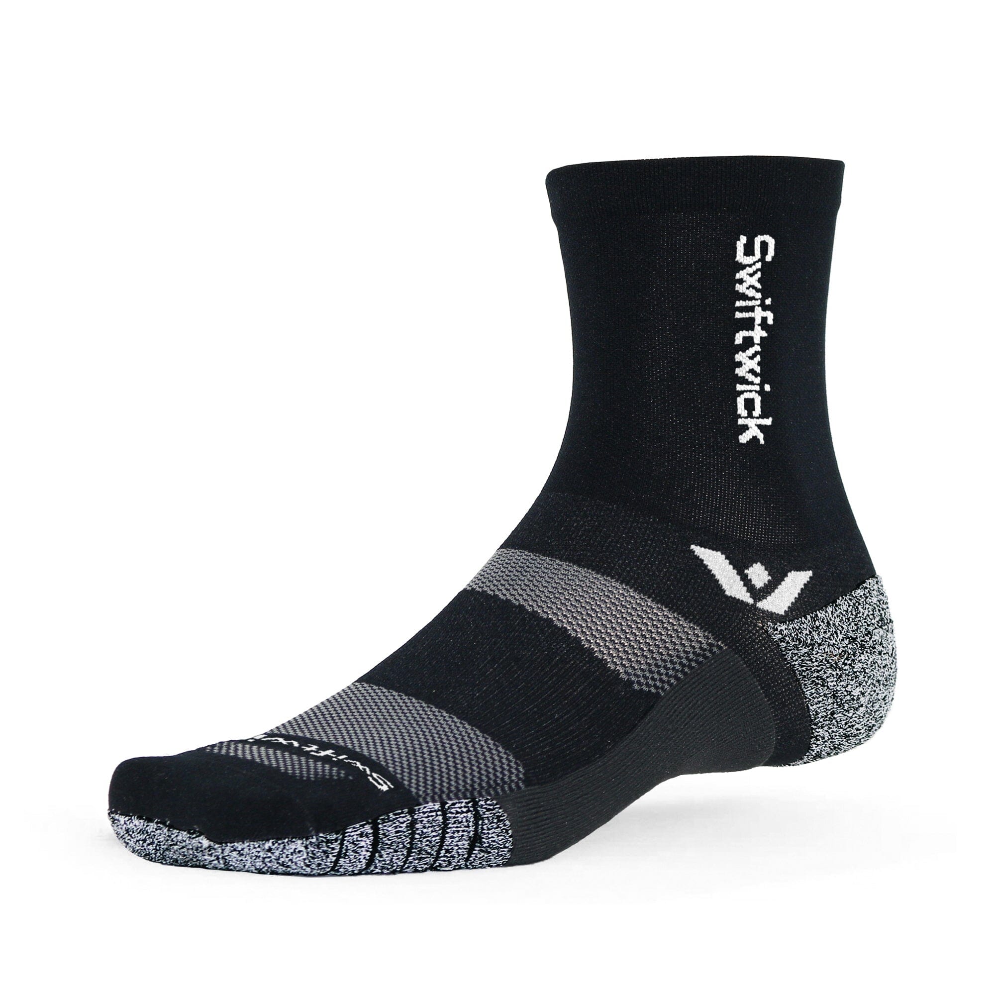 Swiftwick Flite XT Mid-Crew Socks Signature Black L 