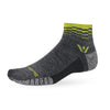 Swiftwick Flite XT Trail Quarter Crew Socks Step Yellow L 