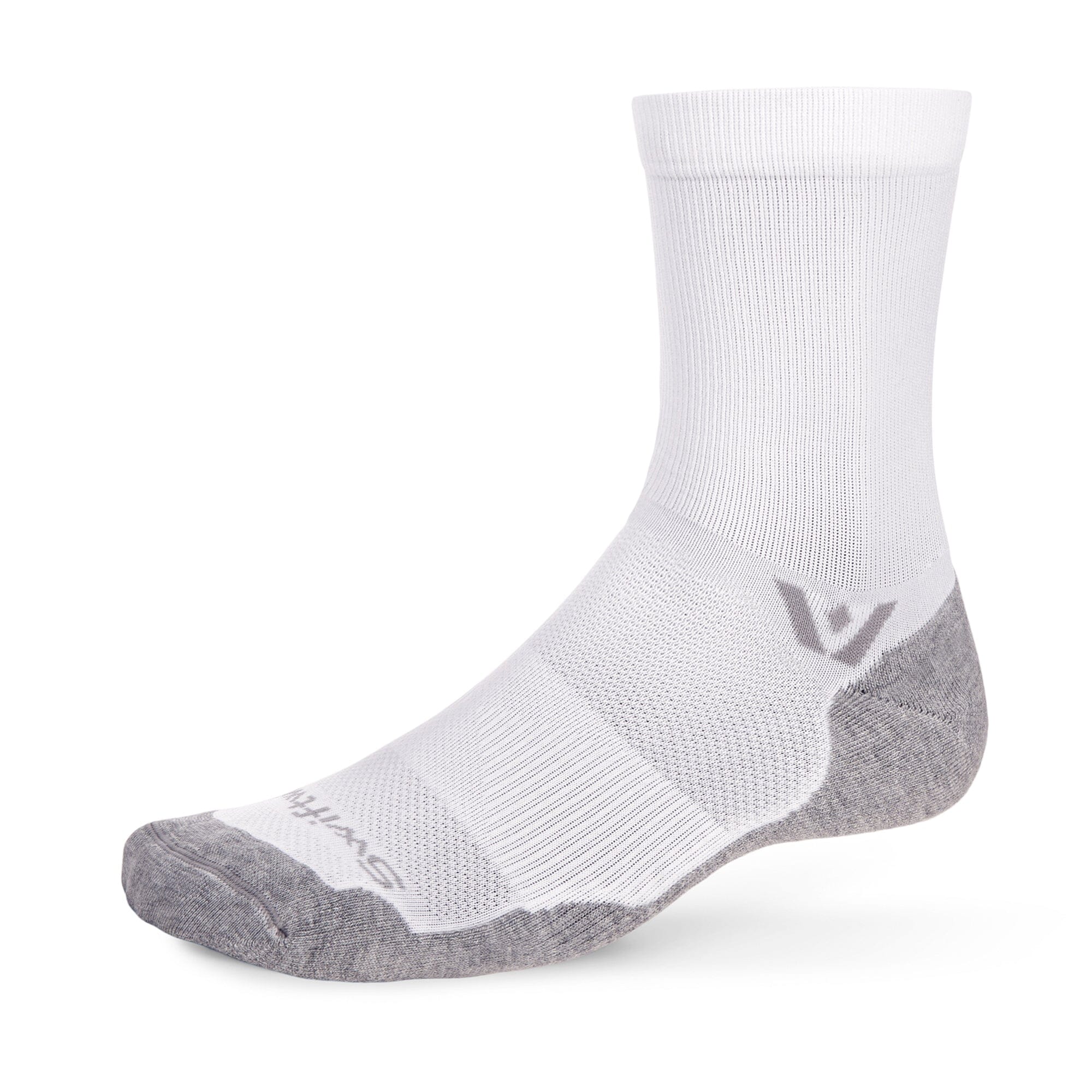 Swiftwick Maxus Mid-Crew Socks White L 