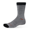 Swiftwick Pursuit Crew Socks Heather Crimson Stripe M 