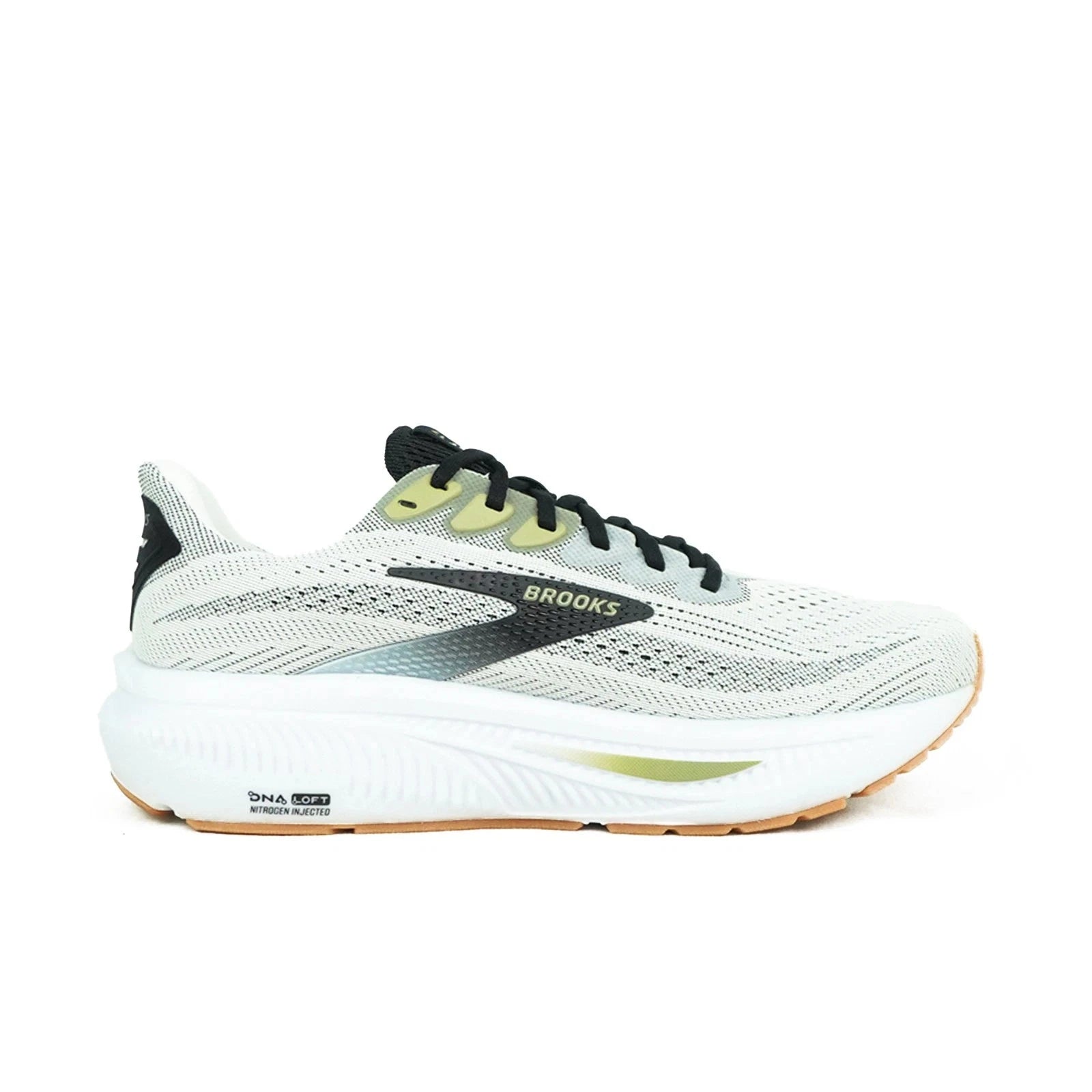 Brooks Men's Ghost 17 Road Running Shoes White/Black Tea Medium (D) US 7.5