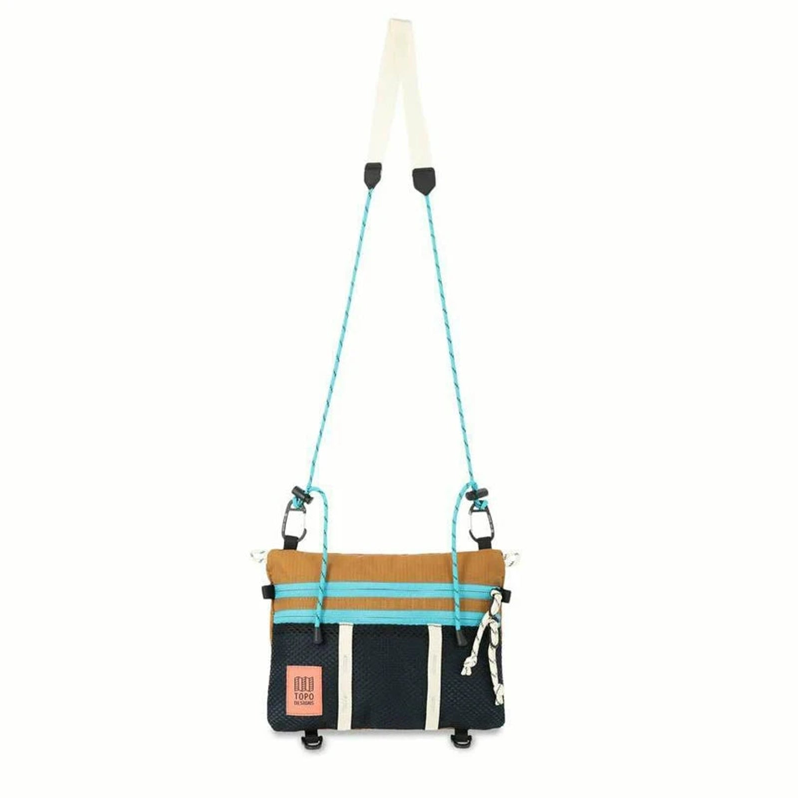 Topo Designs Mountain Accessory Shoulder Bag Khaki/Pond Blue 
