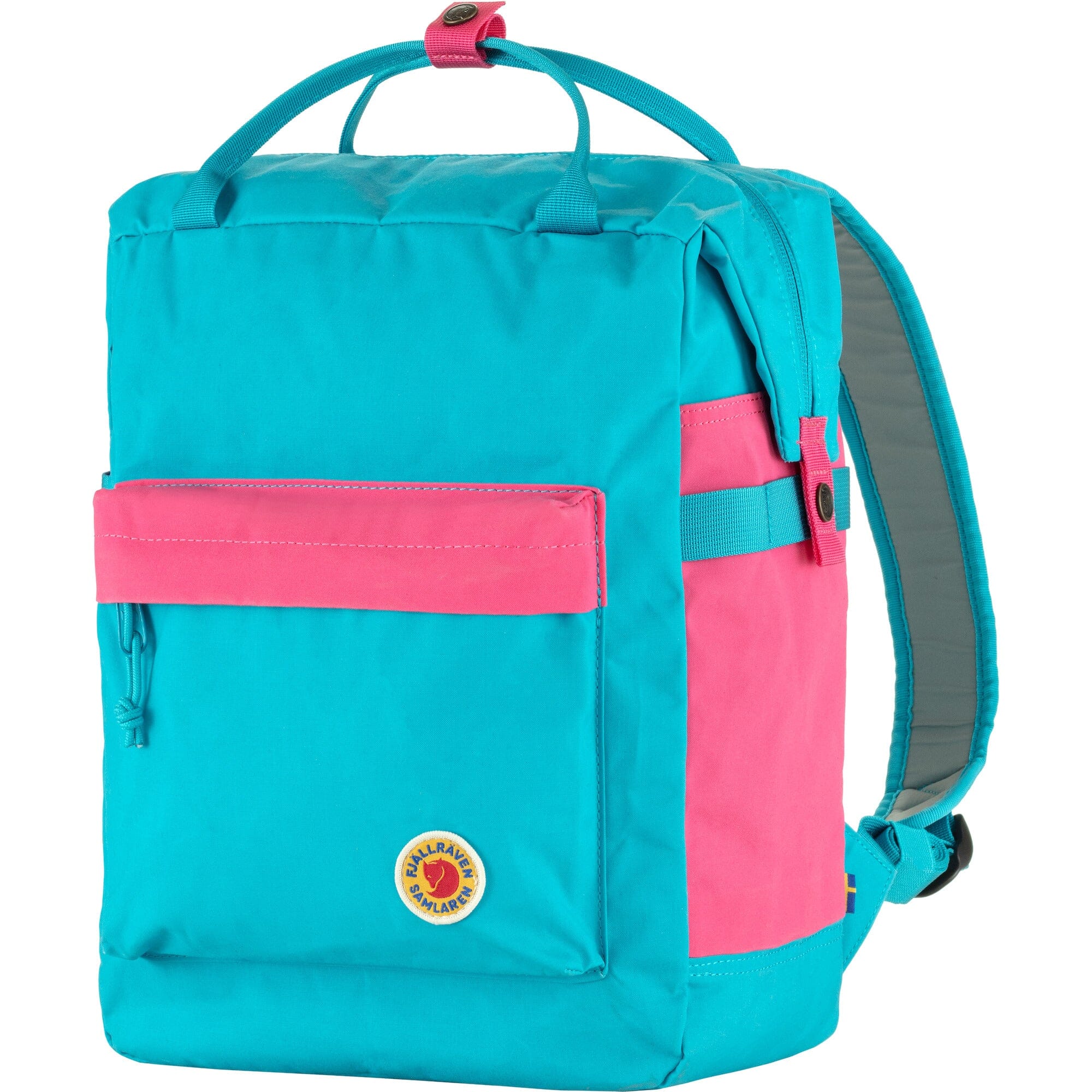 Fjallraven Samlaren Haulpack 1A Backpack Deep Turquoise-Flamingo Pink 
