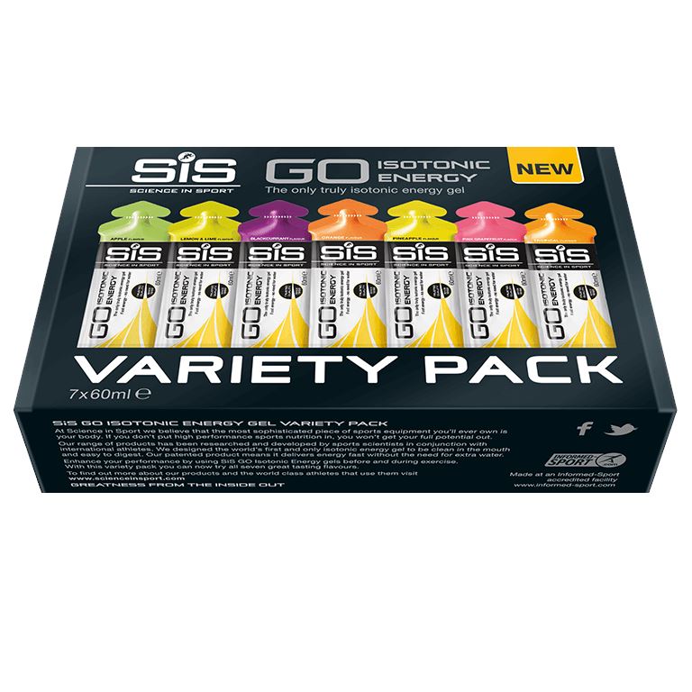 Science In Sport GO Isotonic Energy Gel Variety 7 Flavours 