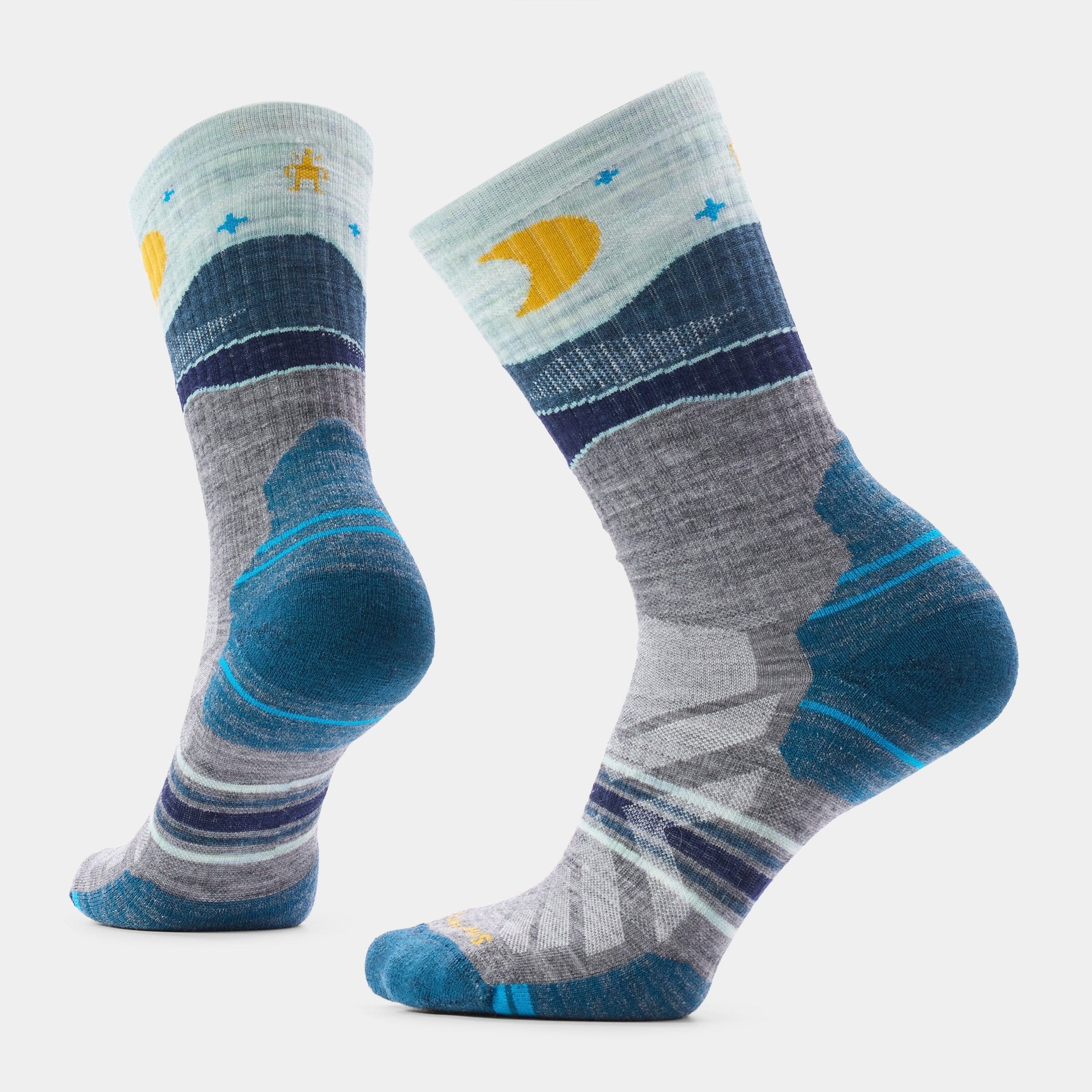 Smartwool Women's Hike Targeted Cushion Lunar Trek Crew Socks Medium Gray S (EU 34-37) 