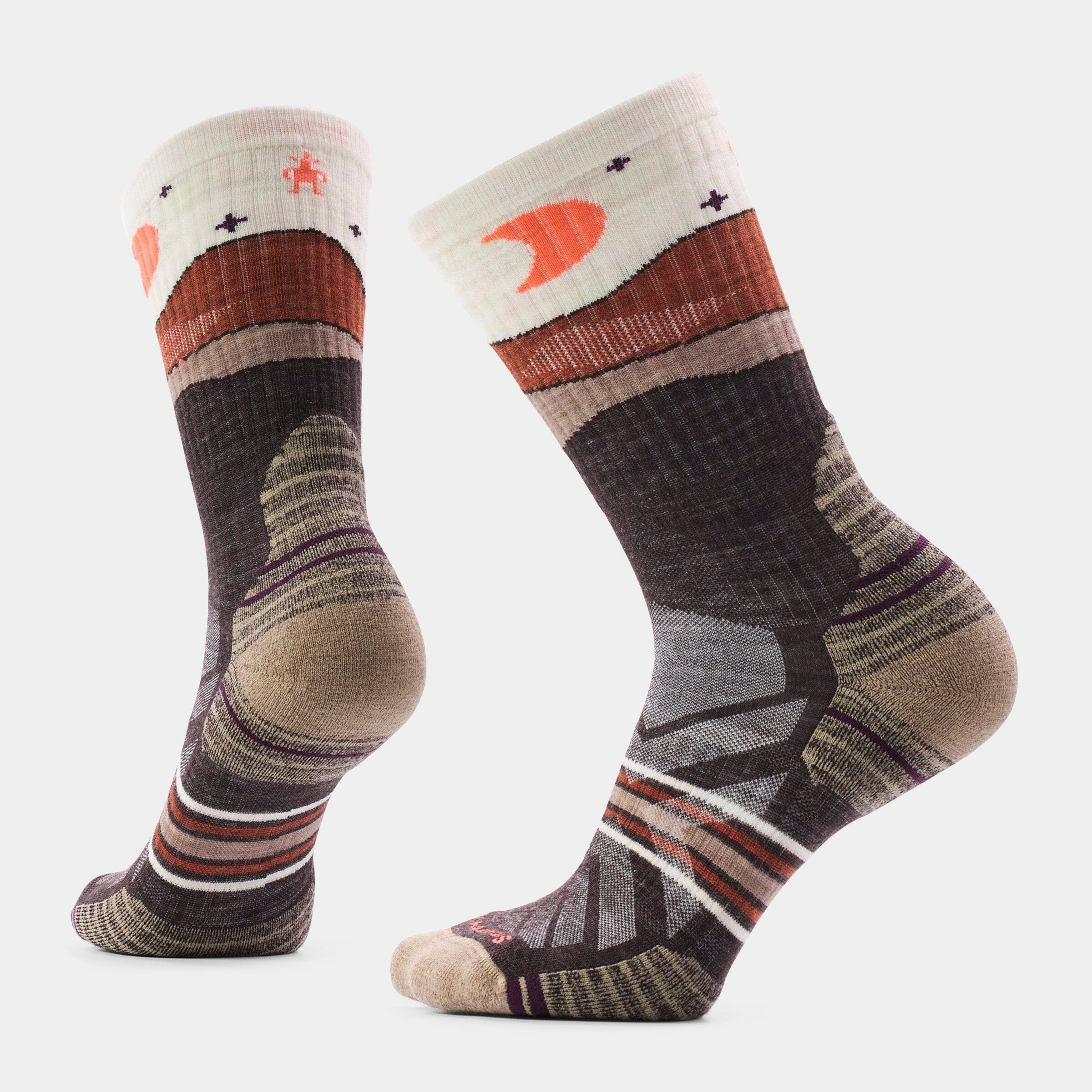 Smartwool Women's Hike Targeted Cushion Lunar Trek Crew Socks Chestnut M (EU 38-41) 