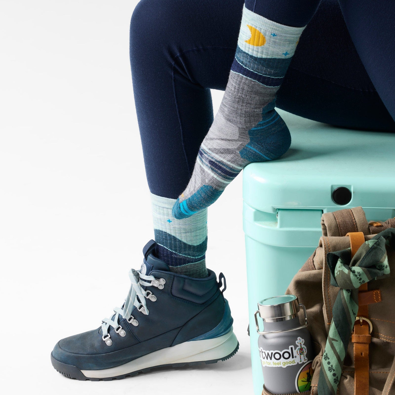 Smartwool Women's Hike Targeted Cushion Lunar Trek Crew Socks Medium Gray S (EU 34-37) 