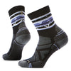 Smartwool Women's Hike Light Cushion Zig Zag Valley Mid Crew Socks Black S (EU 34-37) 