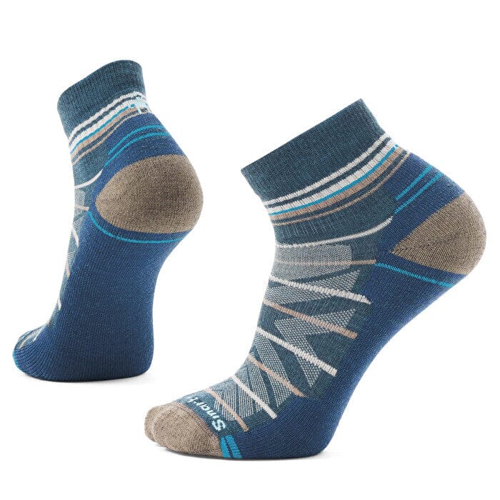 Smartwool Hike Light Cushion Pattern Ankle Socks Twilight Blue M (EU 38-41) 