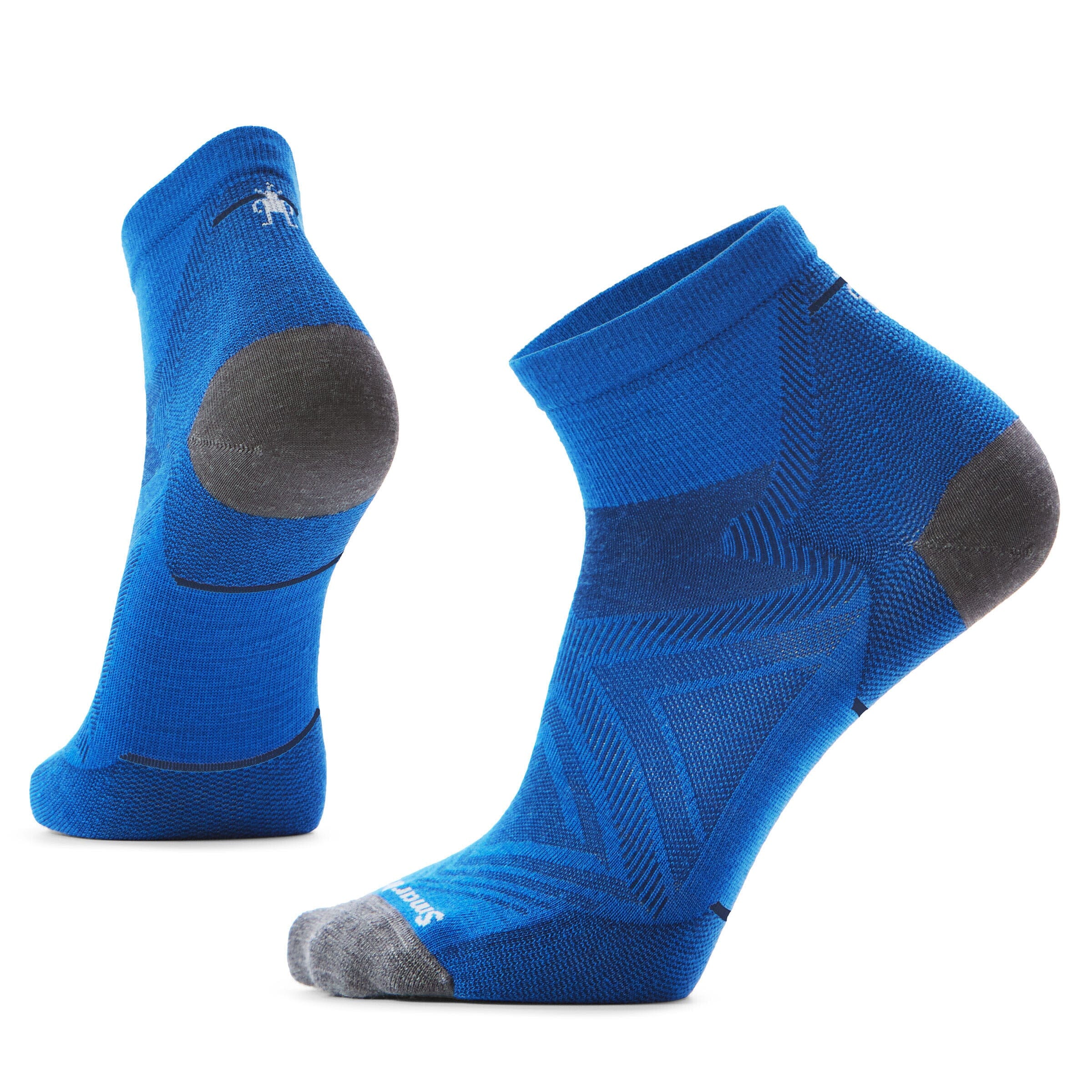 Smartwool Run Zero Cushion Ankle Socks Laguna Blue/Deep Navy M (EU 38-41) 