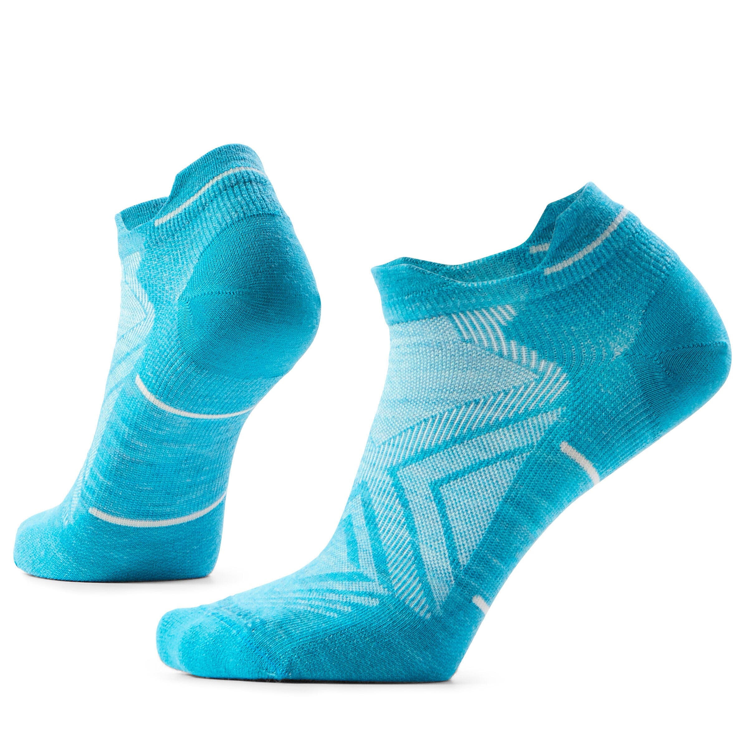 Smartwool Women's Run Zero Cushion Low Ankle Socks White/Capri S (EU 34-37) 