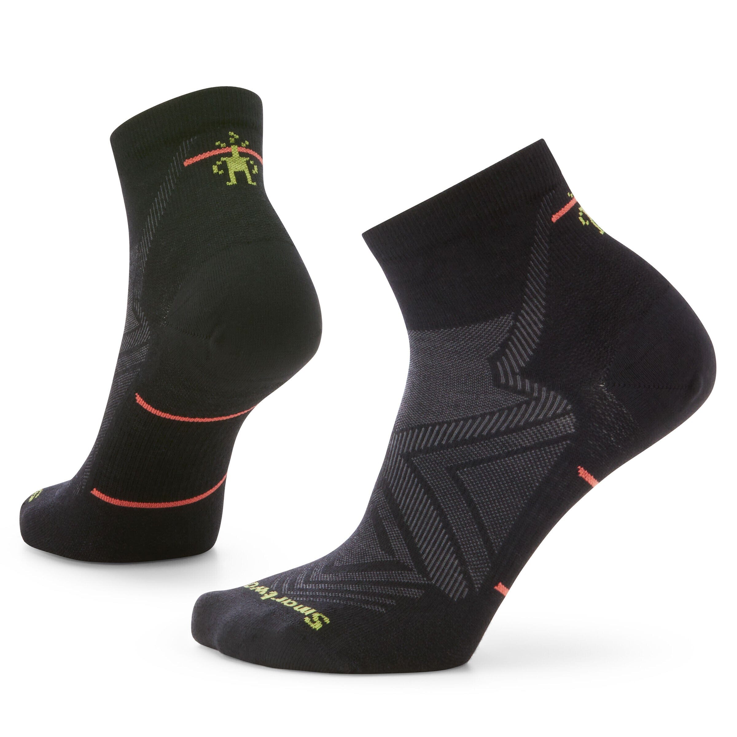 Smartwool Women's Run Zero Cushion Ankle Socks Black S (EU 34-37) 