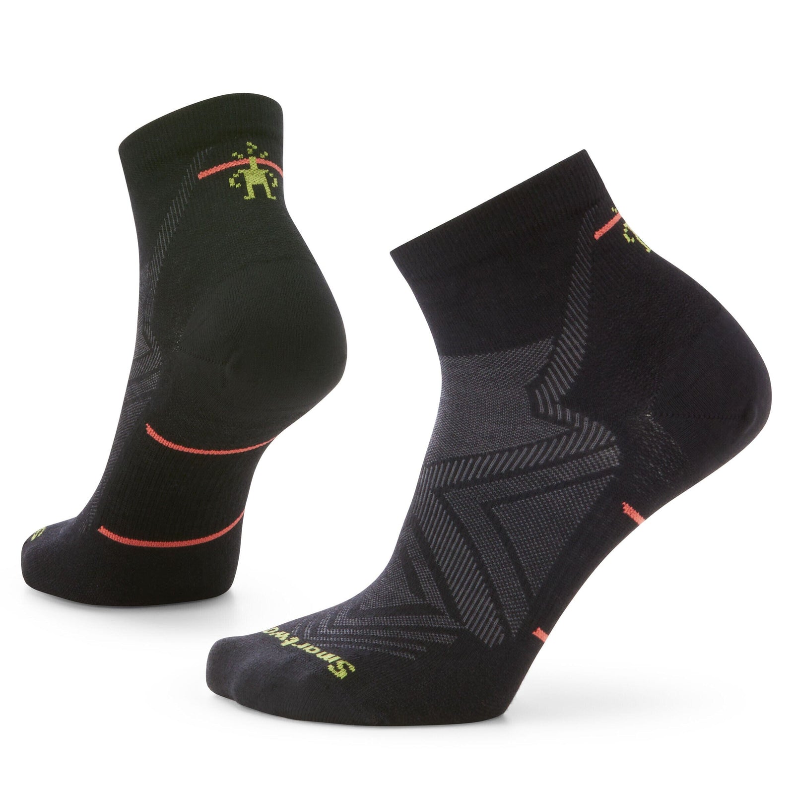 Smartwool Women's Run Zero Cushion Ankle Socks Black S (EU 34-37) 