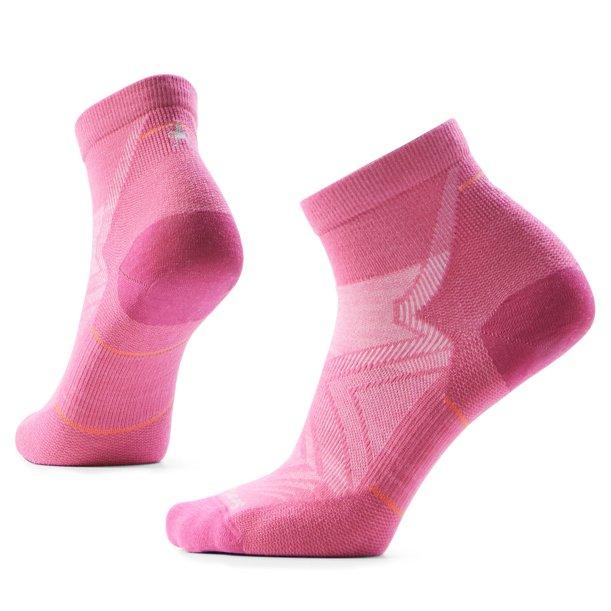 Smartwool Women's Run Zero Cushion Ankle Socks Garden Pink S (EU 34-37) 