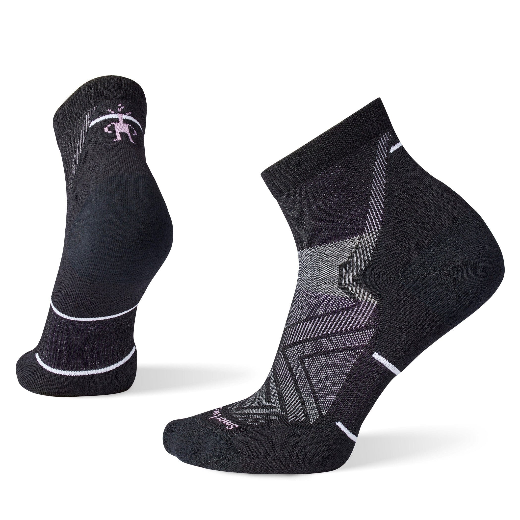 Smartwool Women's Run Targeted Cushion Ankle Socks Black S (EU 34-37) 
