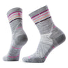 Smartwool Women's Run Zero Cushion Mid Crew Socks Light Gray S (EU 34-37) 