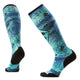 Smartwool Women's Ski Targeted Cushion Topo Treasures Print OTC Socks Nightfall Blue M (EU 38-41) 