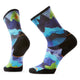 Smartwool Trail Run Targeted Cushion Summit Sector Print Crew Socks Nightfall Blue M (EU 38-41) 