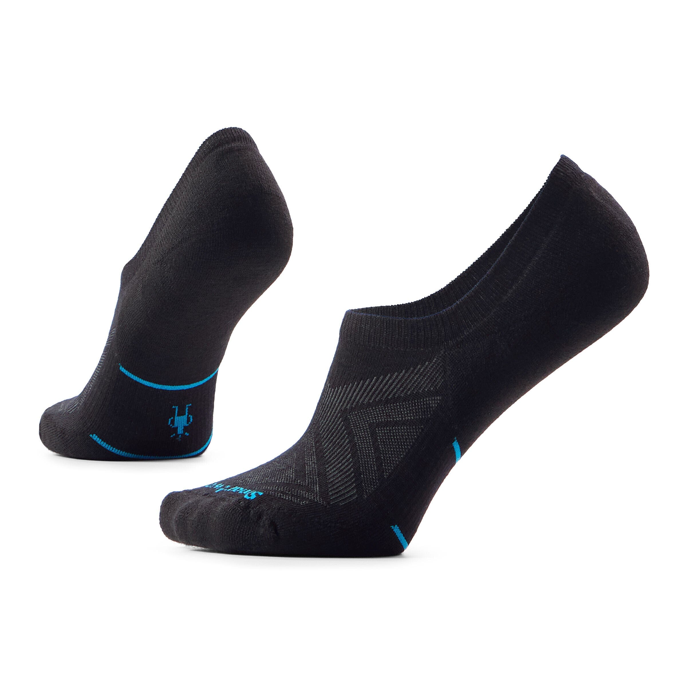 Smartwool Women's Run Targeted Cushion No Show Socks Black S (EU 34-37) 
