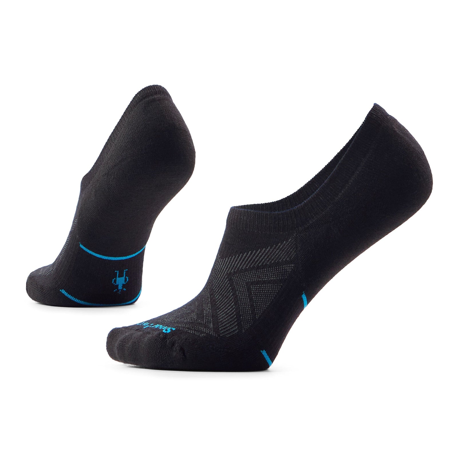 Smartwool Women's Run Targeted Cushion No Show Socks Black S (EU 34-37) 
