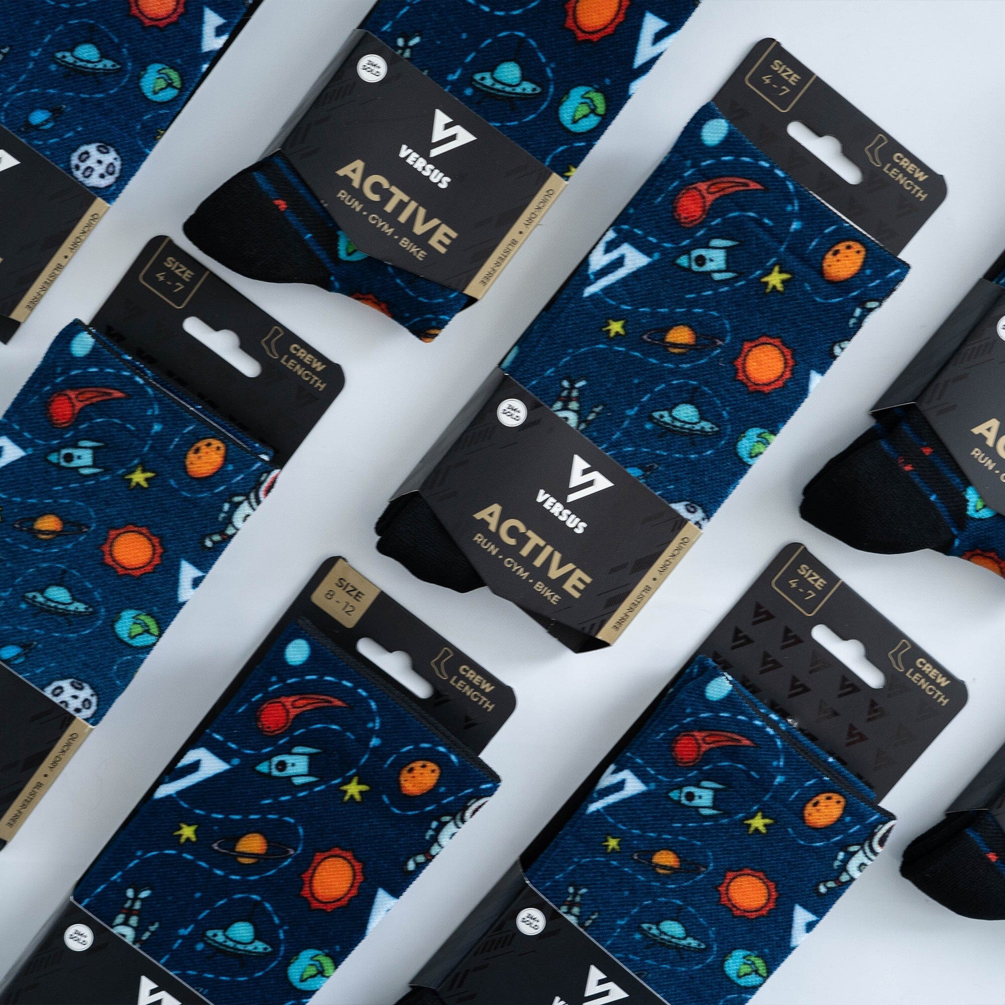 Versus Space Venture Active Crew Socks 