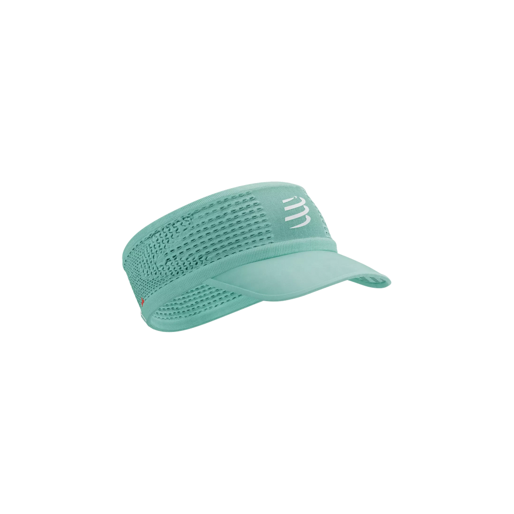 Compressport Spiderweb Headband On/Off Eggshell blue/White One Size 