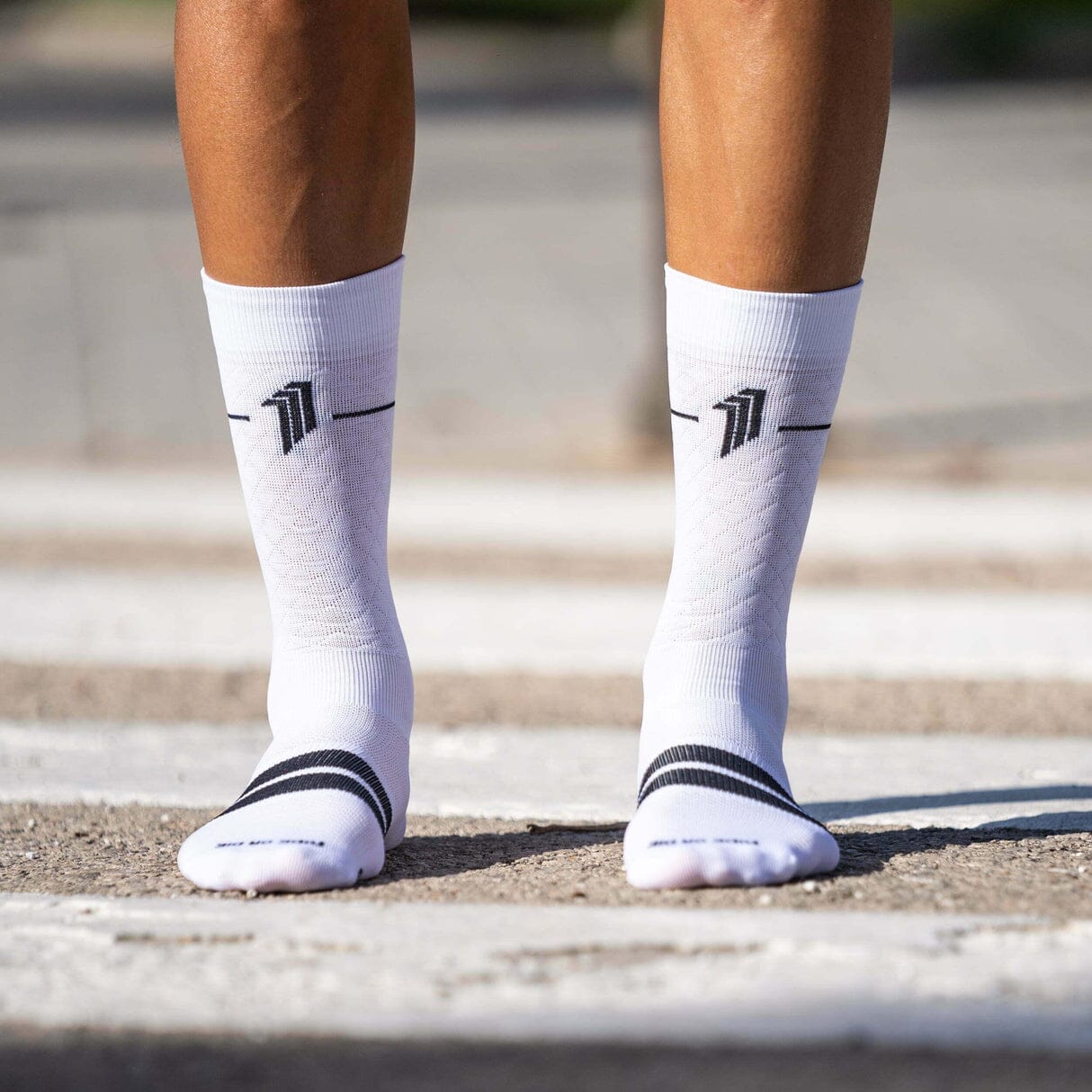 SPORCKS Marie Blanque White - Cycling Socks 