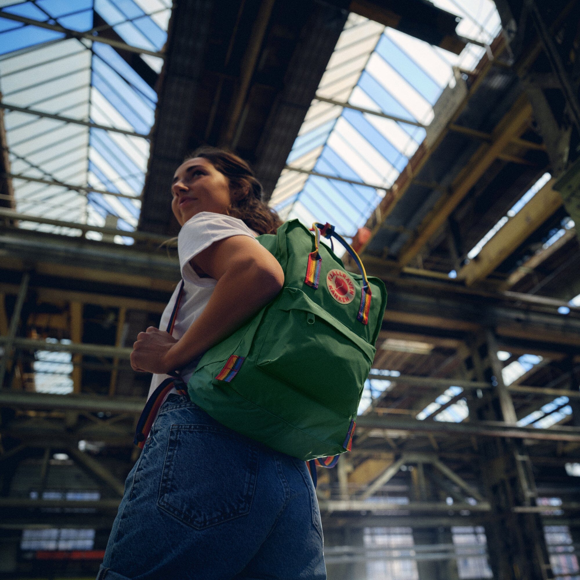 Fjallraven Kanken Rainbow Backpack 