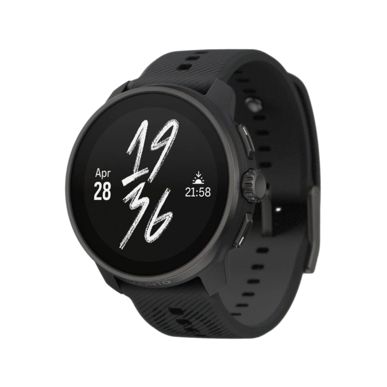 Suunto Race S Stainless Steel GPS Outdoor Watch All Black One Size 