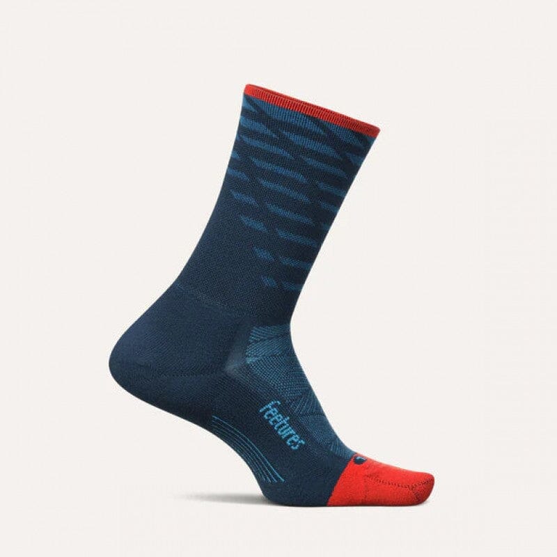 Feetures Elite Light Cushion Mini Crew Socks Tempo Blue Small 