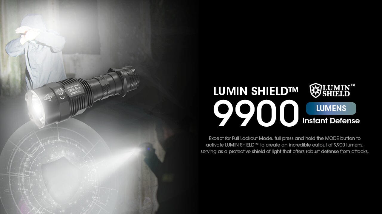 Nitecore TM9K Pro 9900 Lumen Fast Charging USB-C Flashlight 