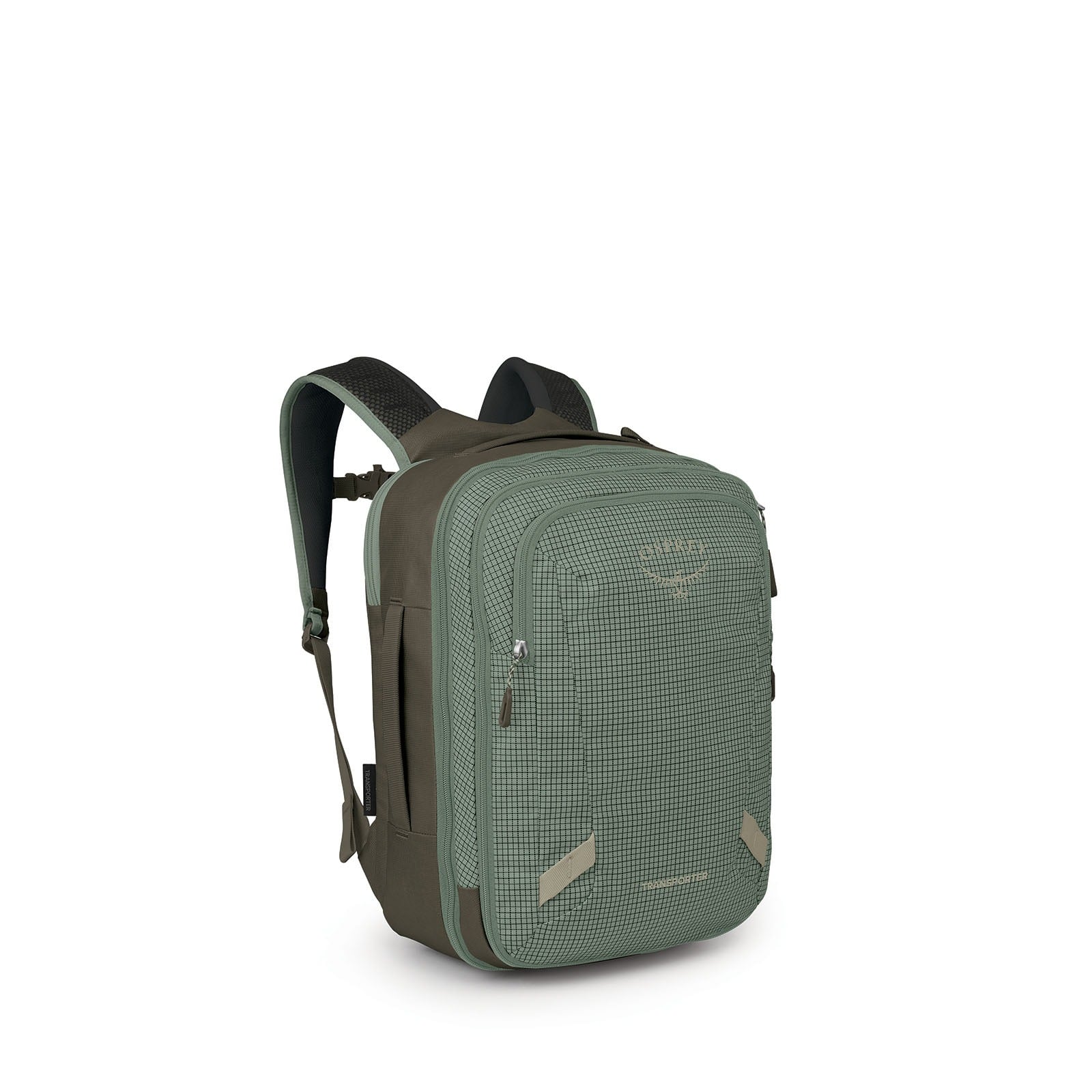 Osprey Transporter 26+6 Expandable Travel Backpack – Pine Leaf Early Grey