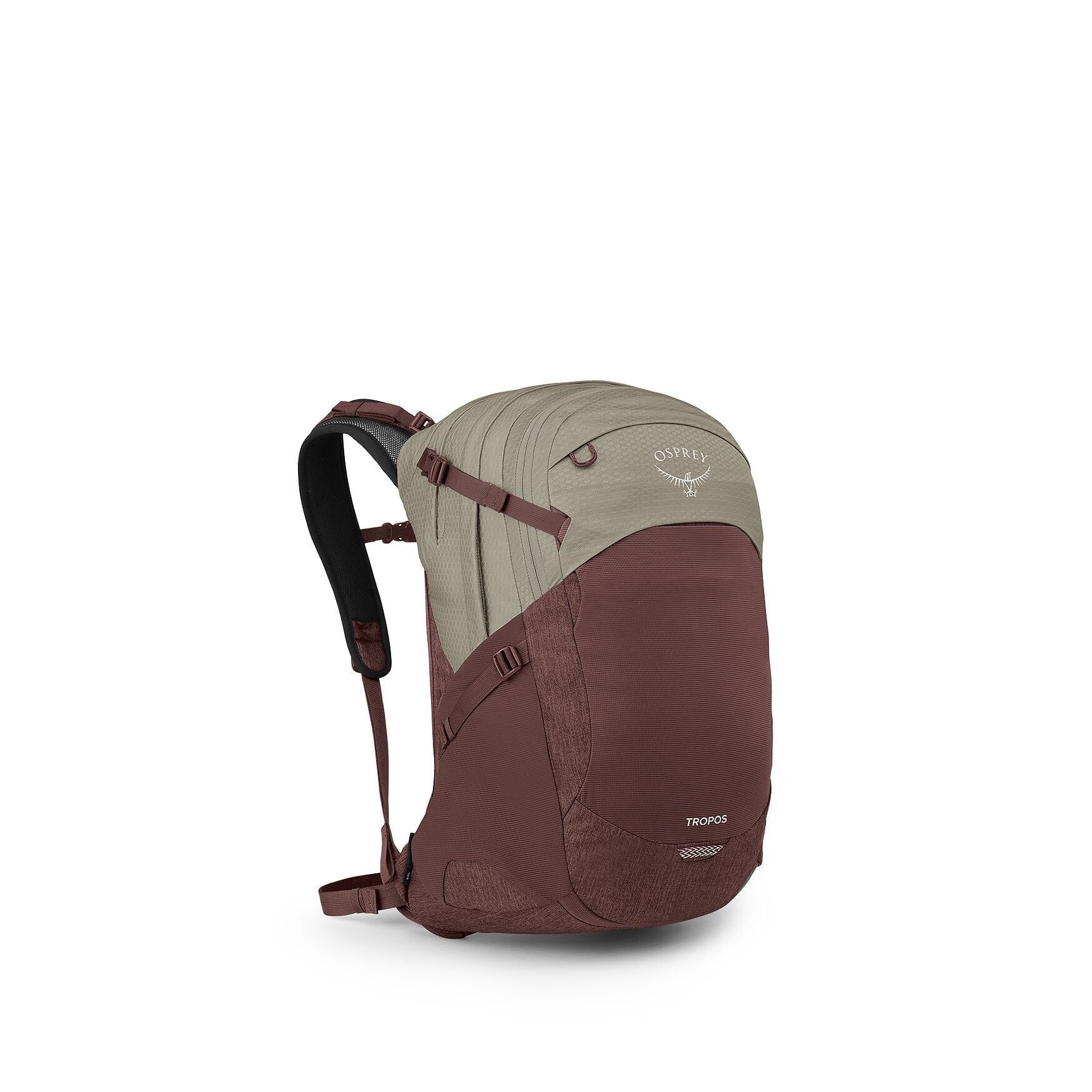 Osprey Tropos 32 Backpack Sawdust Tan Raisin Red 