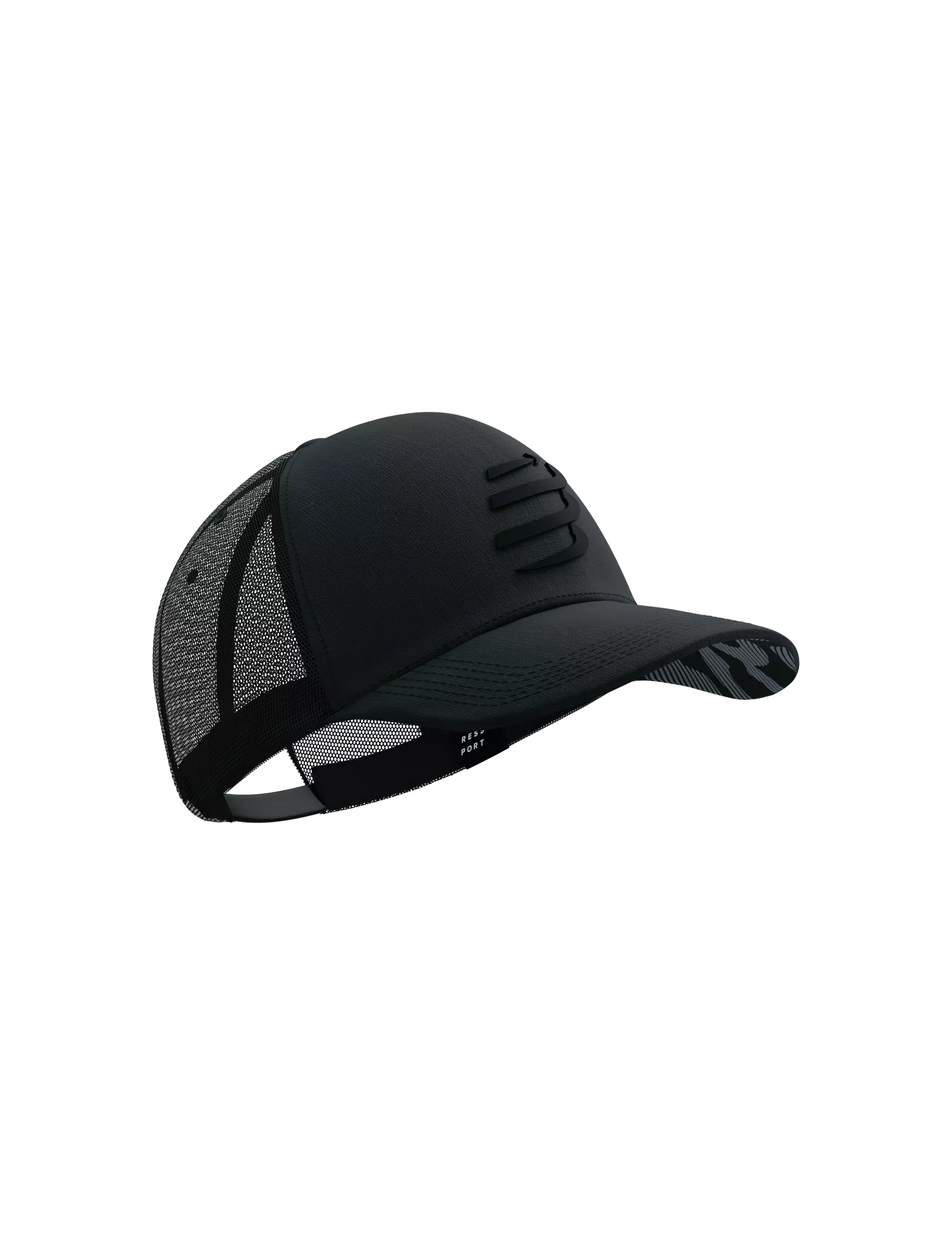 Compressport Trucker Cap Black/Black Reflective One Size 