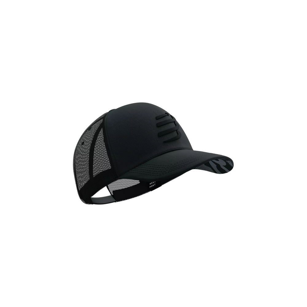 Compressport Trucker Cap Black/Black Reflective One Size 