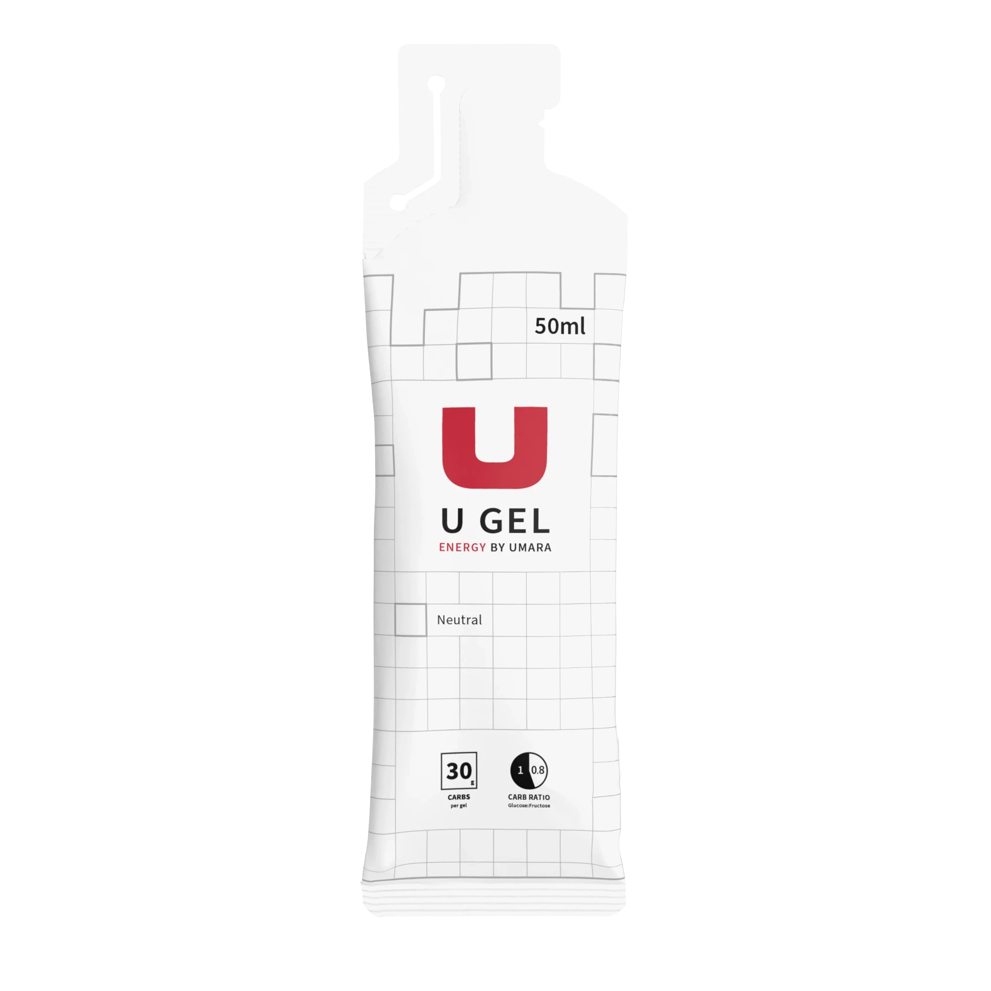 UMARA U GEL 50ml (30g Carbs -120Kcal) Energy Gel Neutral 