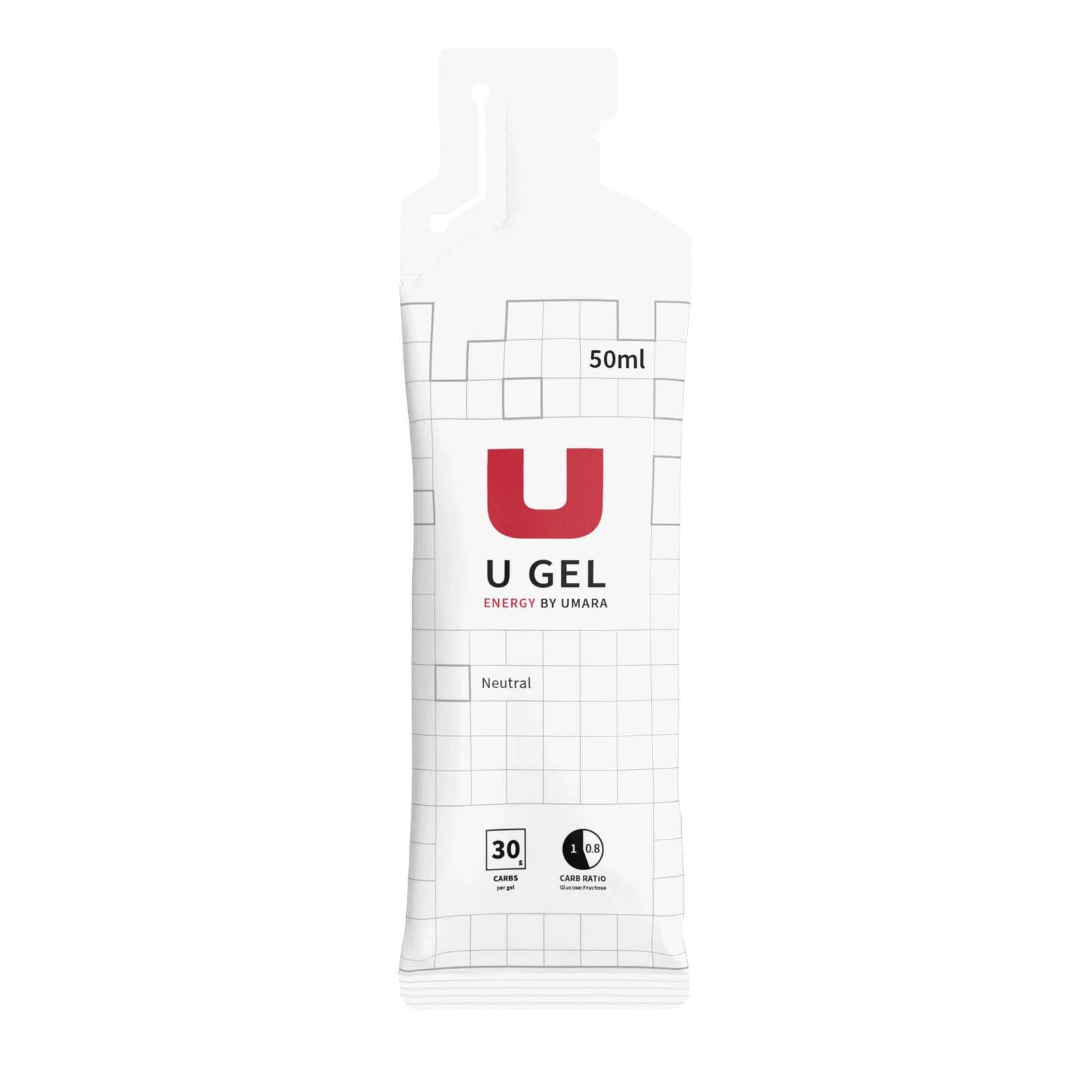 UMARA U GEL 50ml (30g Carbs -120Kcal) Energy Gel - Neutral