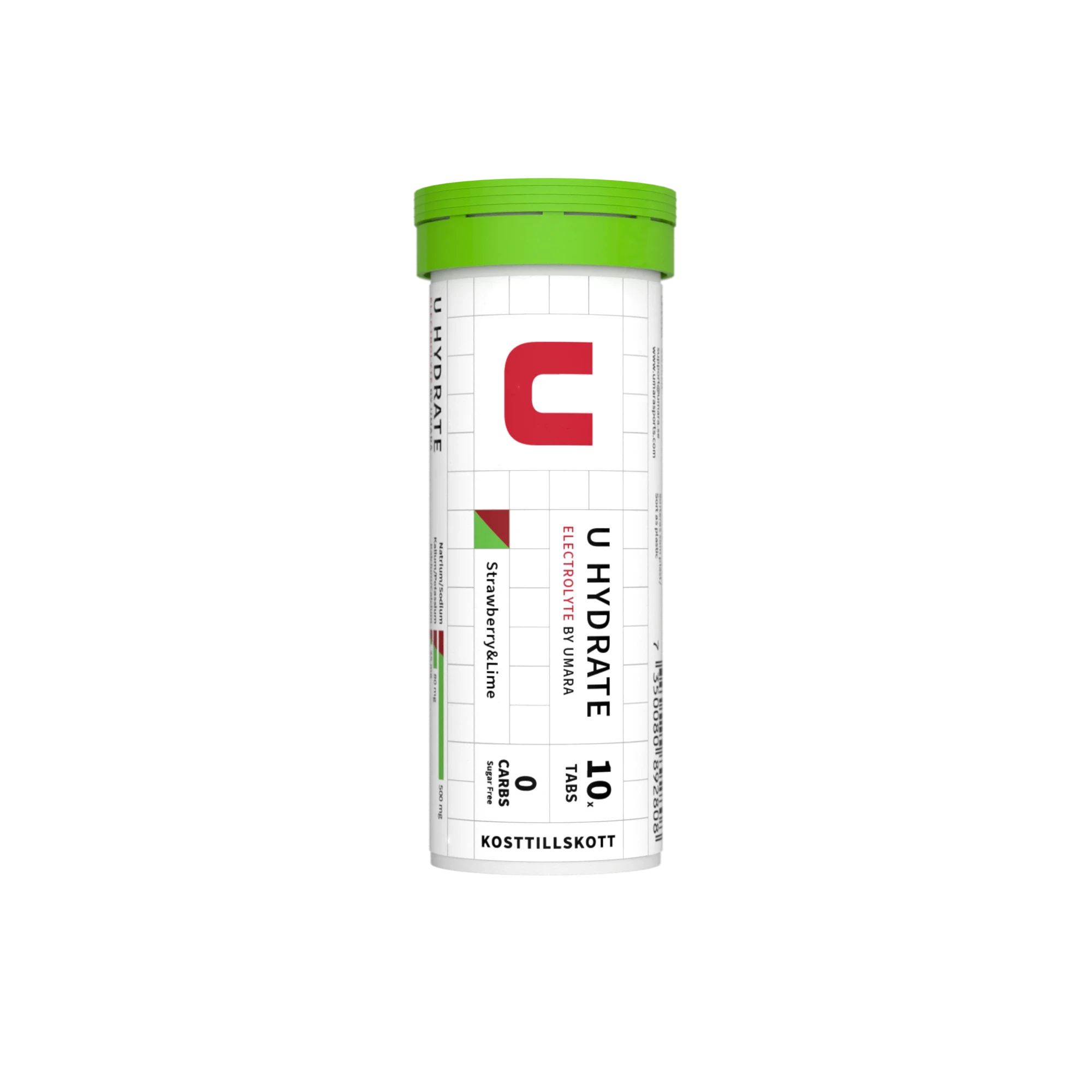 UMARA U HYDRATE 43g Electolytes Effervescent Tablets Strawberry / Lime 