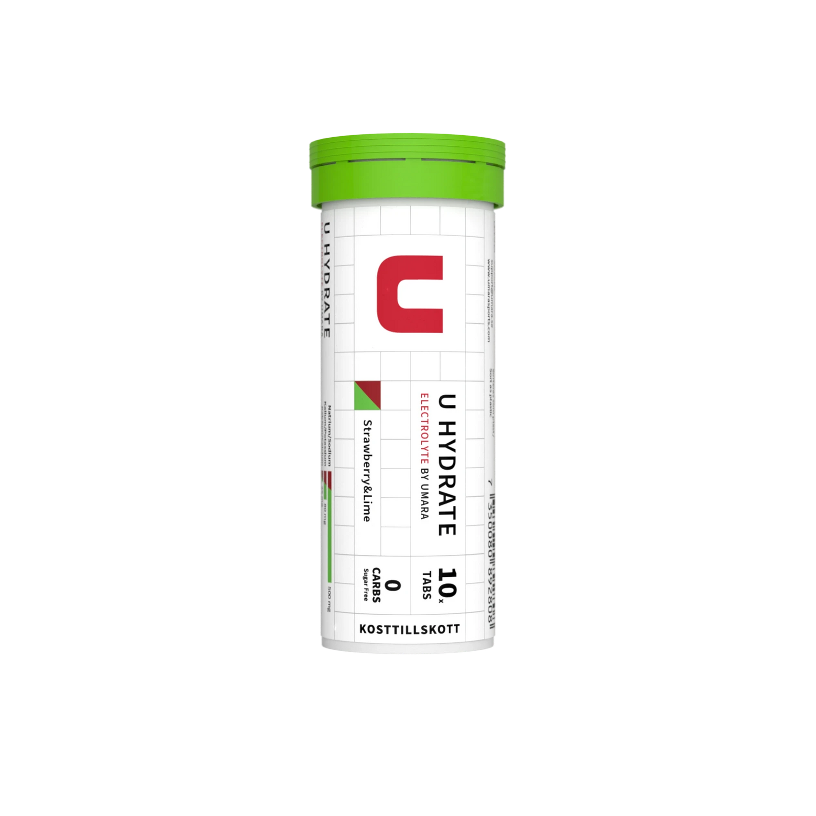 UMARA U HYDRATE 43g Electolytes Effervescent Tablets - Strawberry / Lime