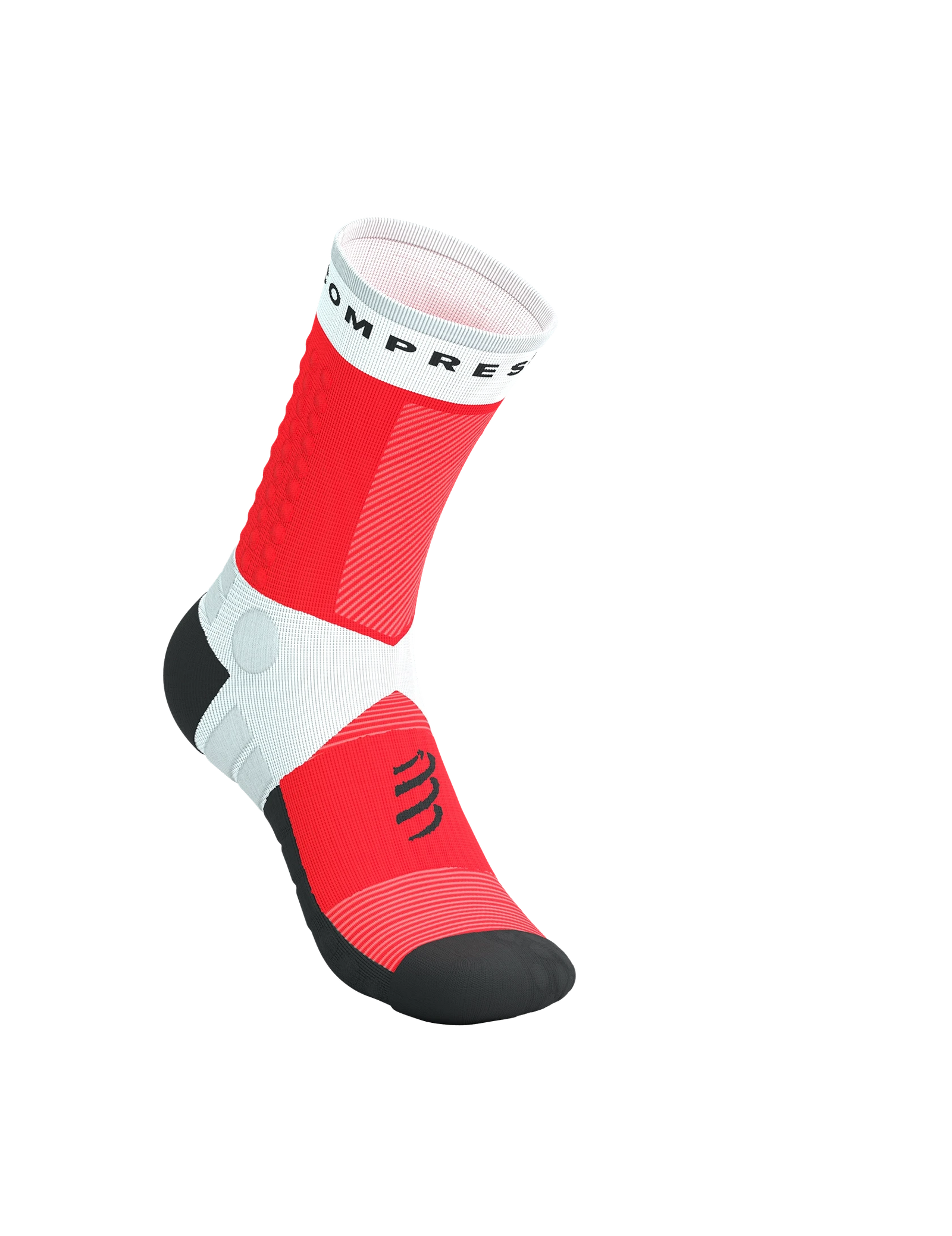 Compressport Ultra Trail Socks V2.0 Fluo Red/White T1 (EU 35-38) 