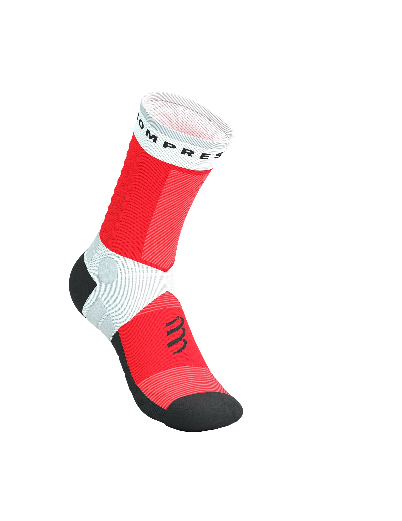 Compressport Ultra Trail Socks V2.0 Fluo Red/White T1 (EU 35-38) 