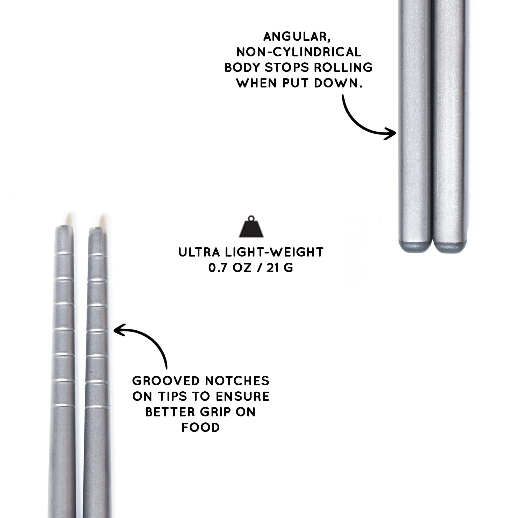 FULL WiNDSOR Magsticks - Titanium Magnetic Chopsticks 