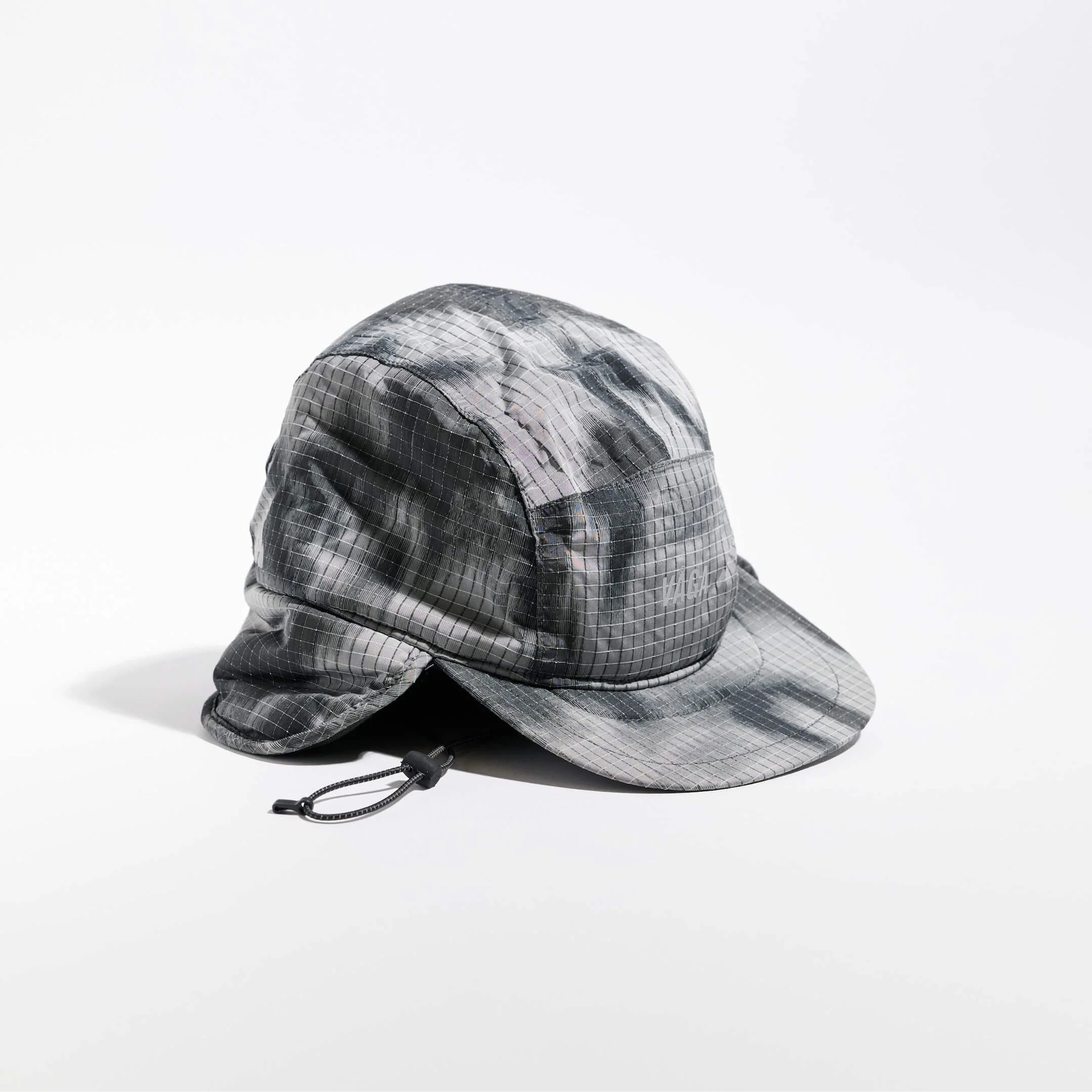 VAGA Padded Hiker Cap – Black/Grey Reflective