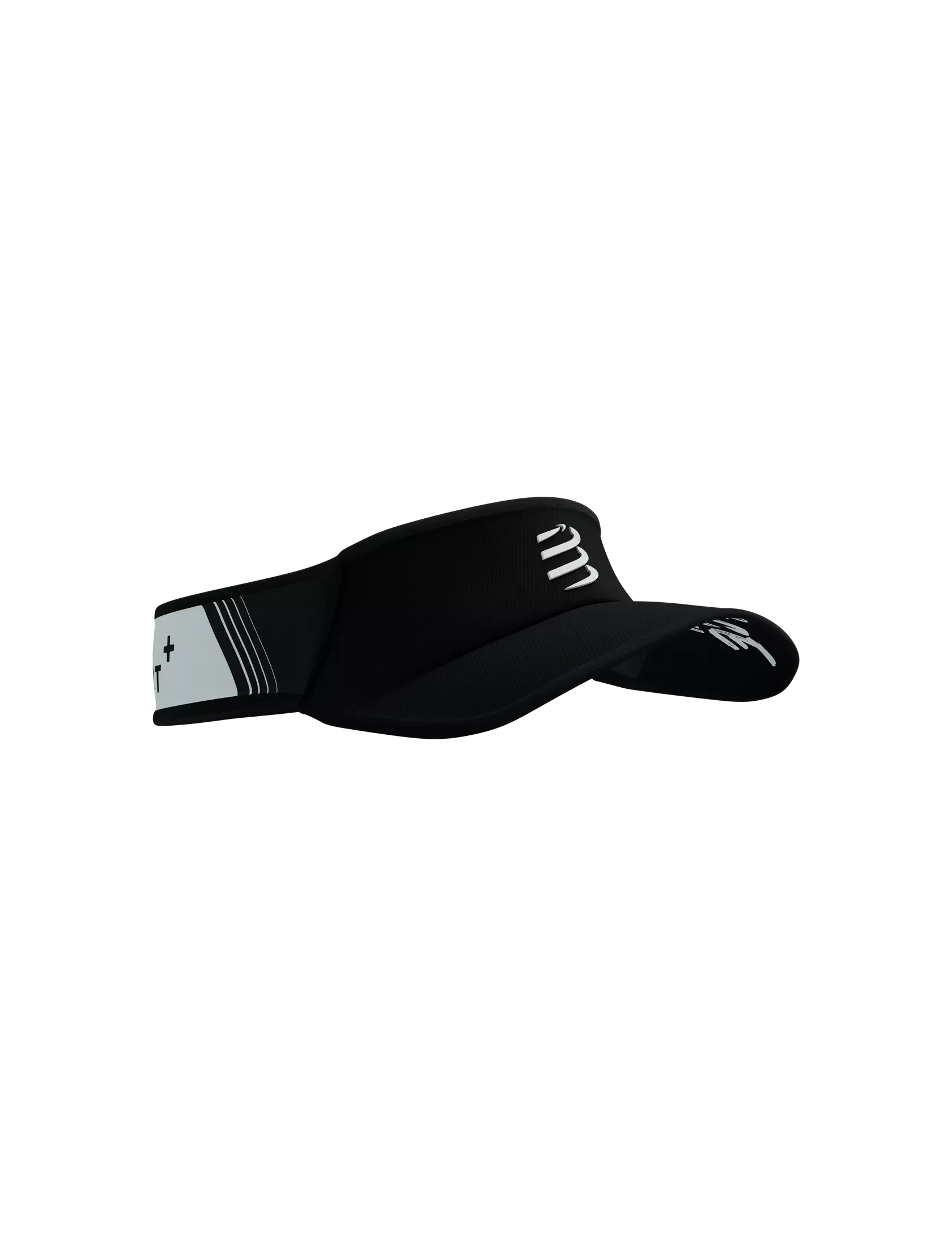 Compressport Visor Ultralight Black/White One Size 
