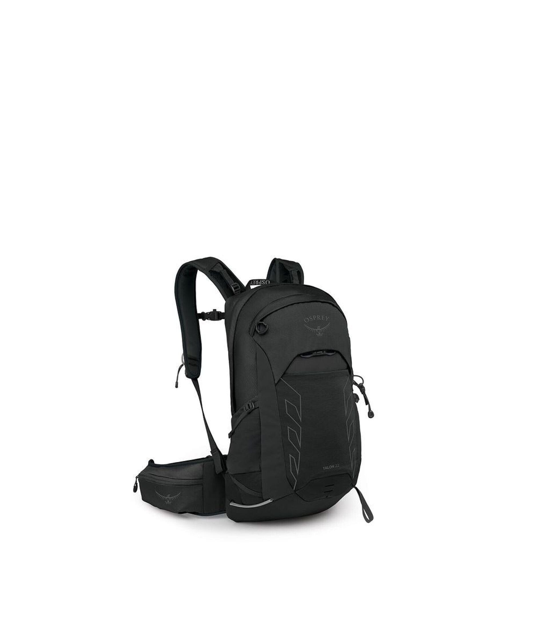 Osprey Talon 22 Extended Fit Men's Hiking | Multisport Backpack 2025 Black/Coal Grey One Size 